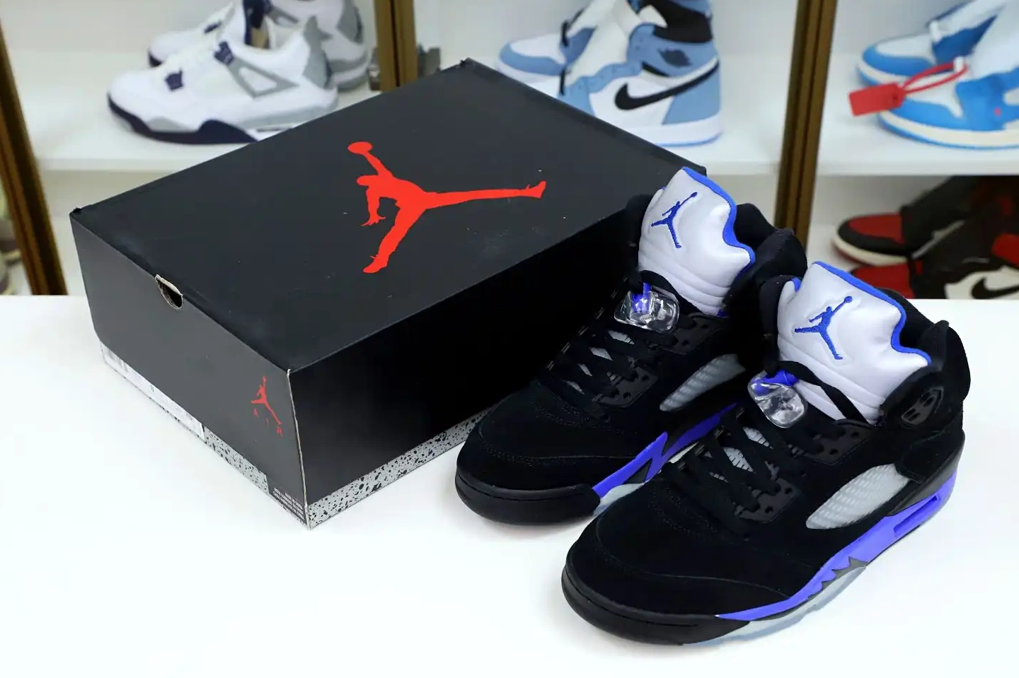 JORDAN AIR Kimikick BLUE' 5 RETRO JORDAN AIR 'RACER 0510